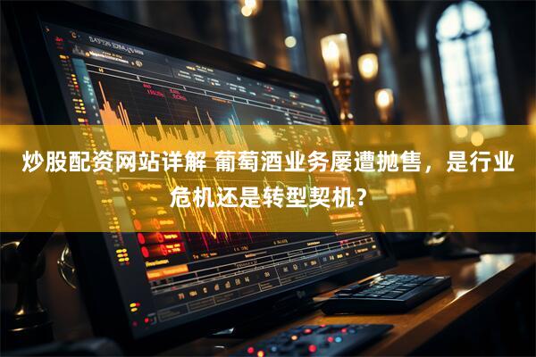 炒股配资网站详解 葡萄酒业务屡遭抛售，是行业危机还是转型契机？